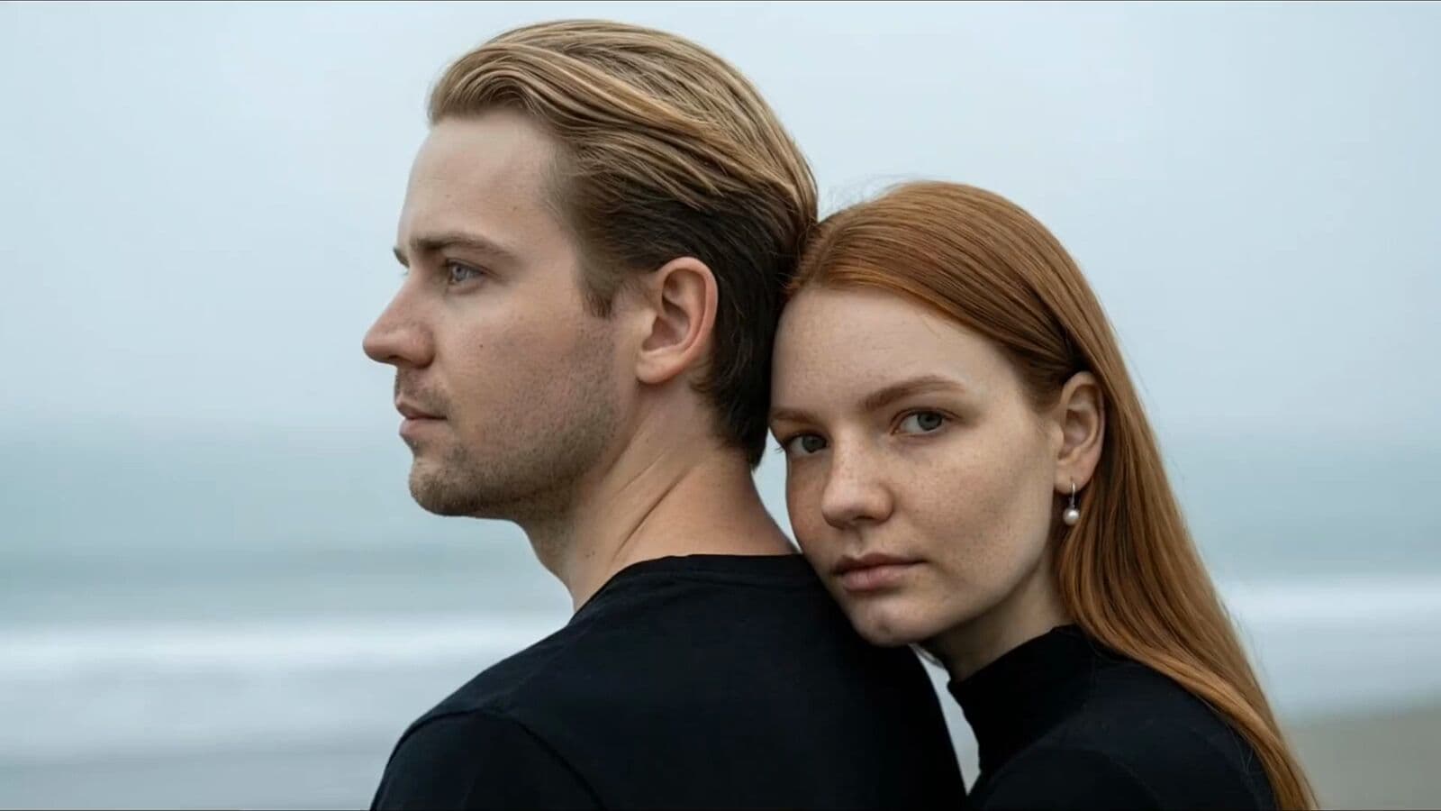 Example of an AI-generated photo — free online couple photoshoot