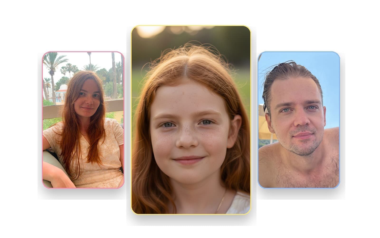 Baby collage showing how clear parent photos support a more believable result