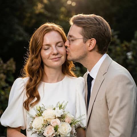 Wedding photoshoot, AI-generated wedding photos