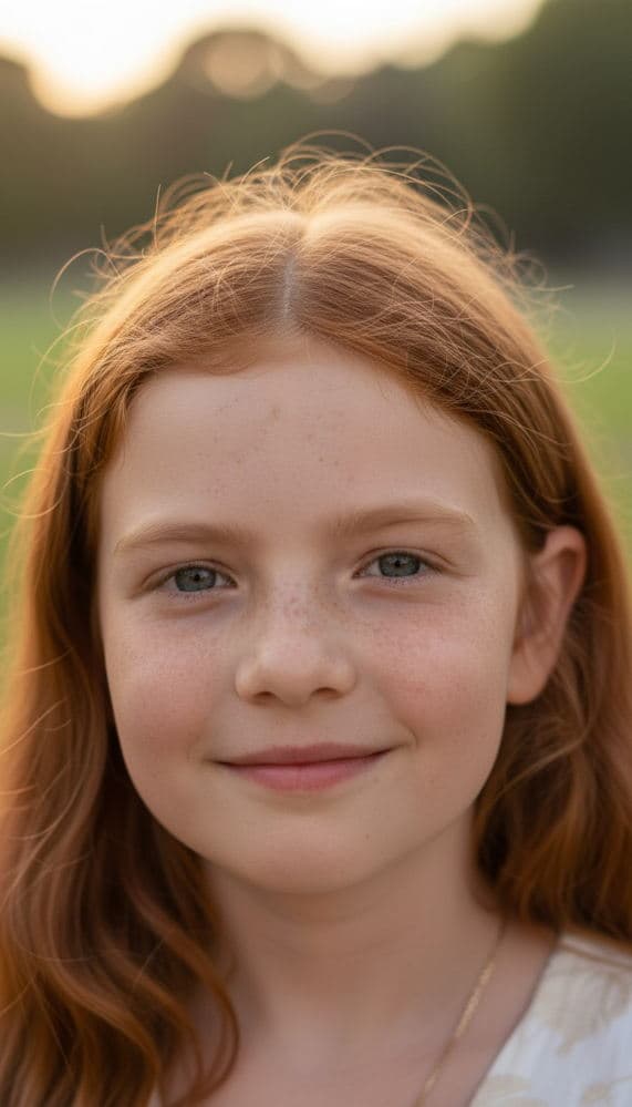 AI result: visual child portrait