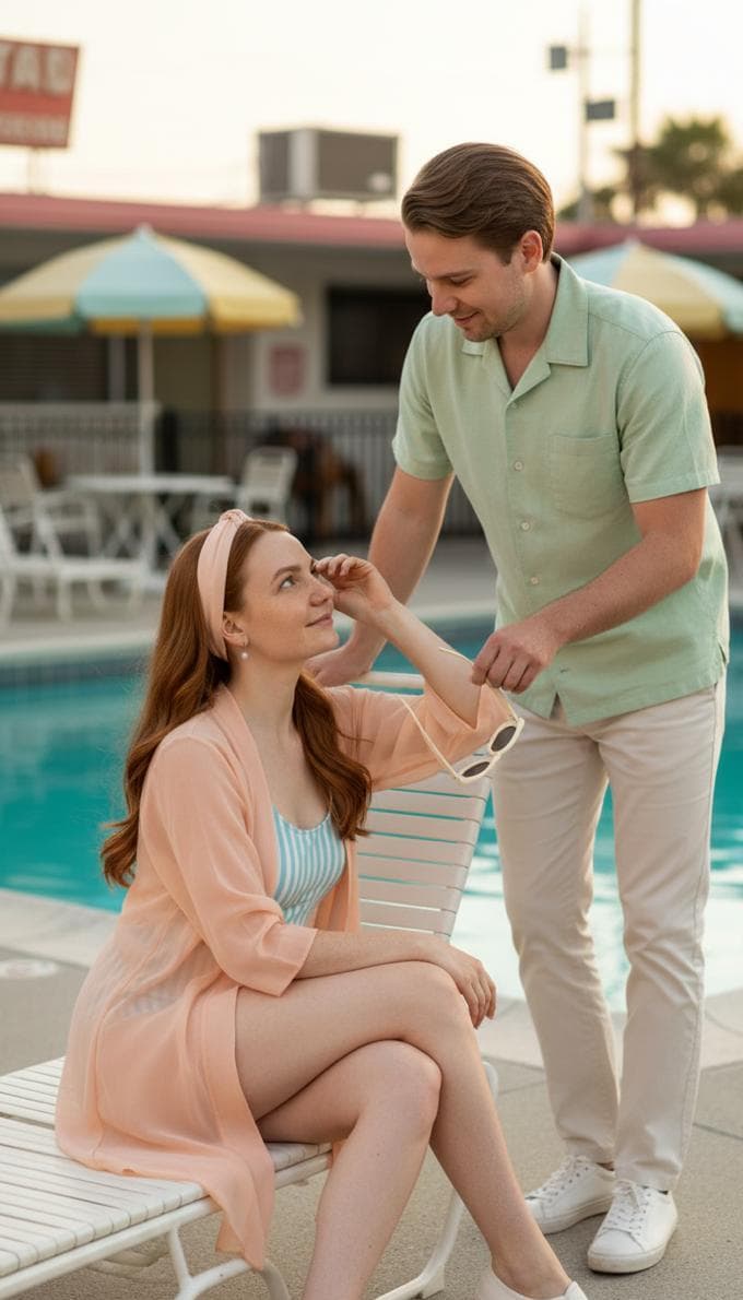 Retro zdjęcie AI - generacja jak z filmu