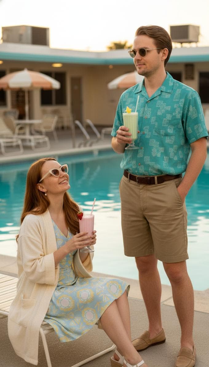 Sesja zdjęciowa w stylu lat 50.