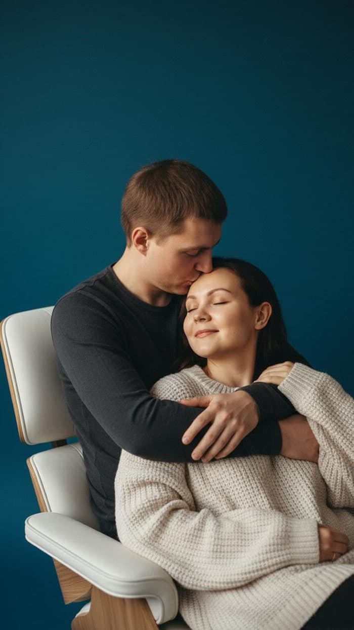 Studio photoshoot with AI